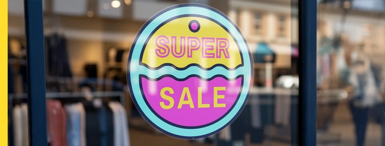 Transparent klistermærker