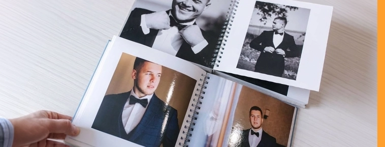 Fotoalbum med spiralryg