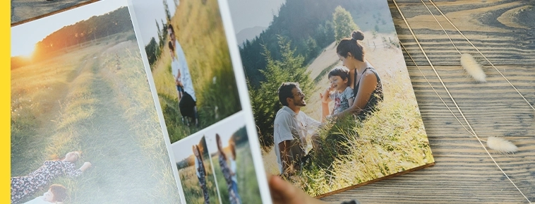 Fotoalbum med blødt omslag