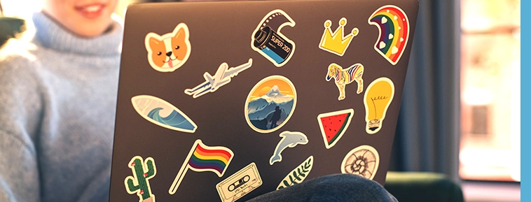 Kiss-cut stickers